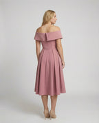 Vielseitiges trägerloses Satin-Kleid für Partys