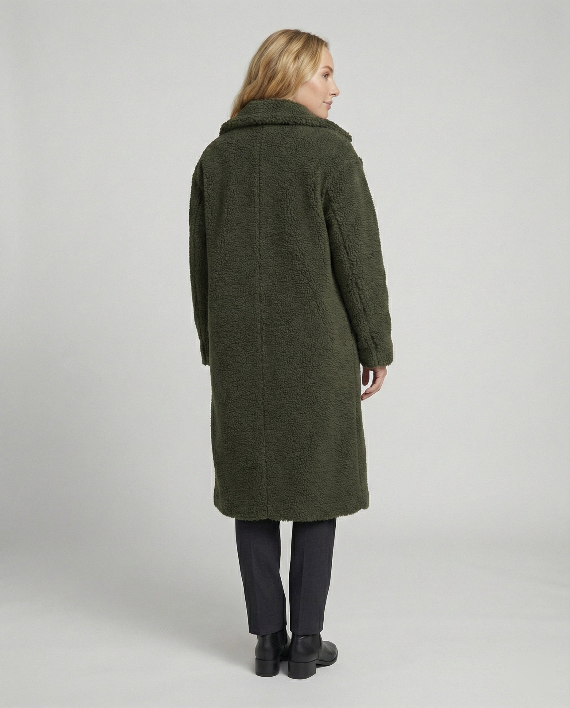 R&B | Damen Warmer Fell Wollmantel