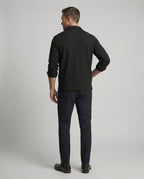 Herren Eleganter Langarmshirt mit strukturierter Oberflächenbeschaffenheit und hochwertigem Reißverschluss R&B