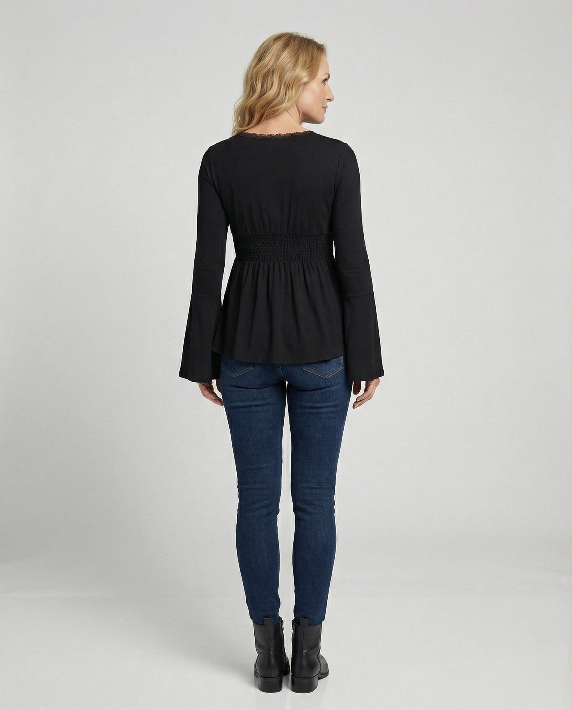Tunika Damen Langarm Boho