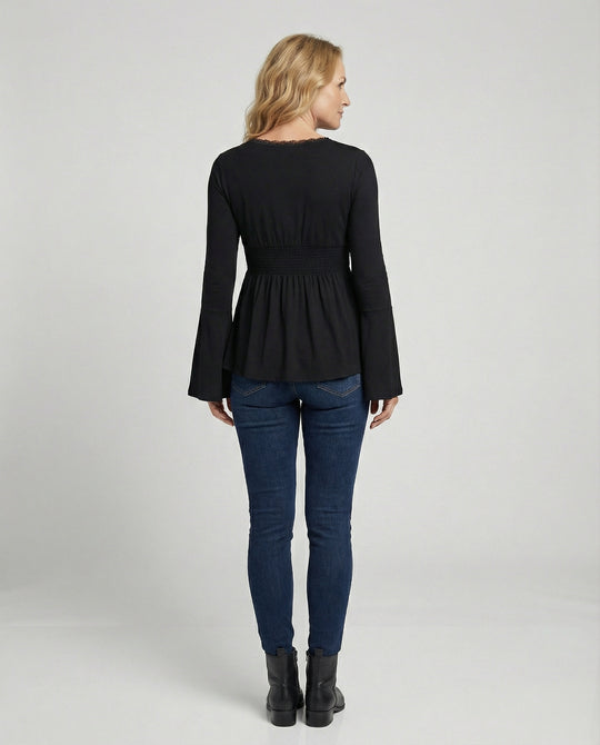 Tunika Damen Langarm Boho