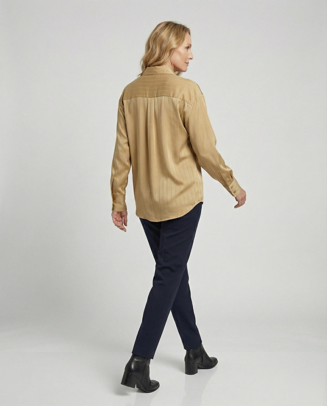Damen Bluse mit gestreiftem Design
