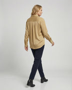 Damen Bluse mit gestreiftem Design