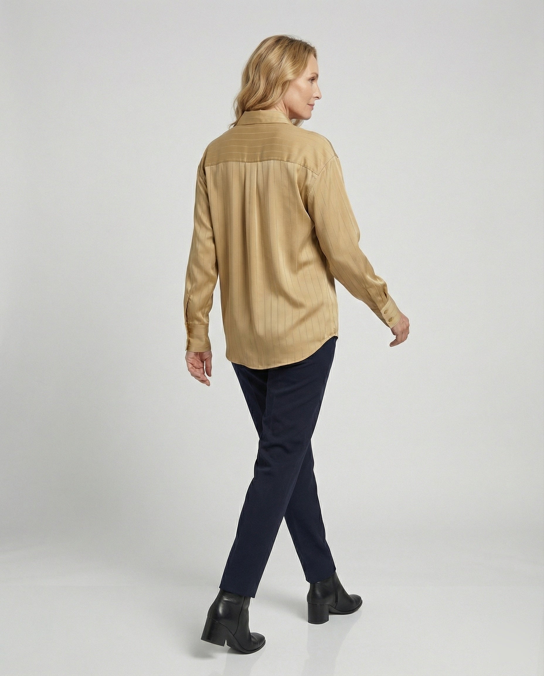Damen Bluse mit gestreiftem Design