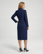 Doppelreihiges Blazerkleid Mit Bleistiftrock Damen
