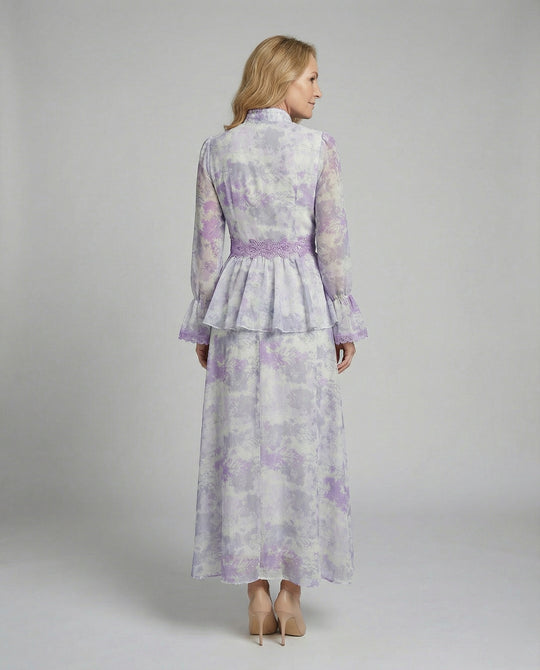 Damen Maxikleid Chiffon elegant