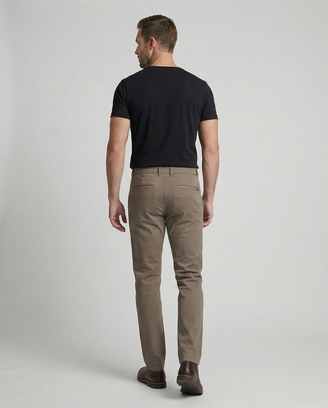 Herren Chinohose mit elastischem Bund