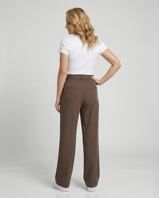 Freizeitkleidung Unisex Bundfaltenhose Weit