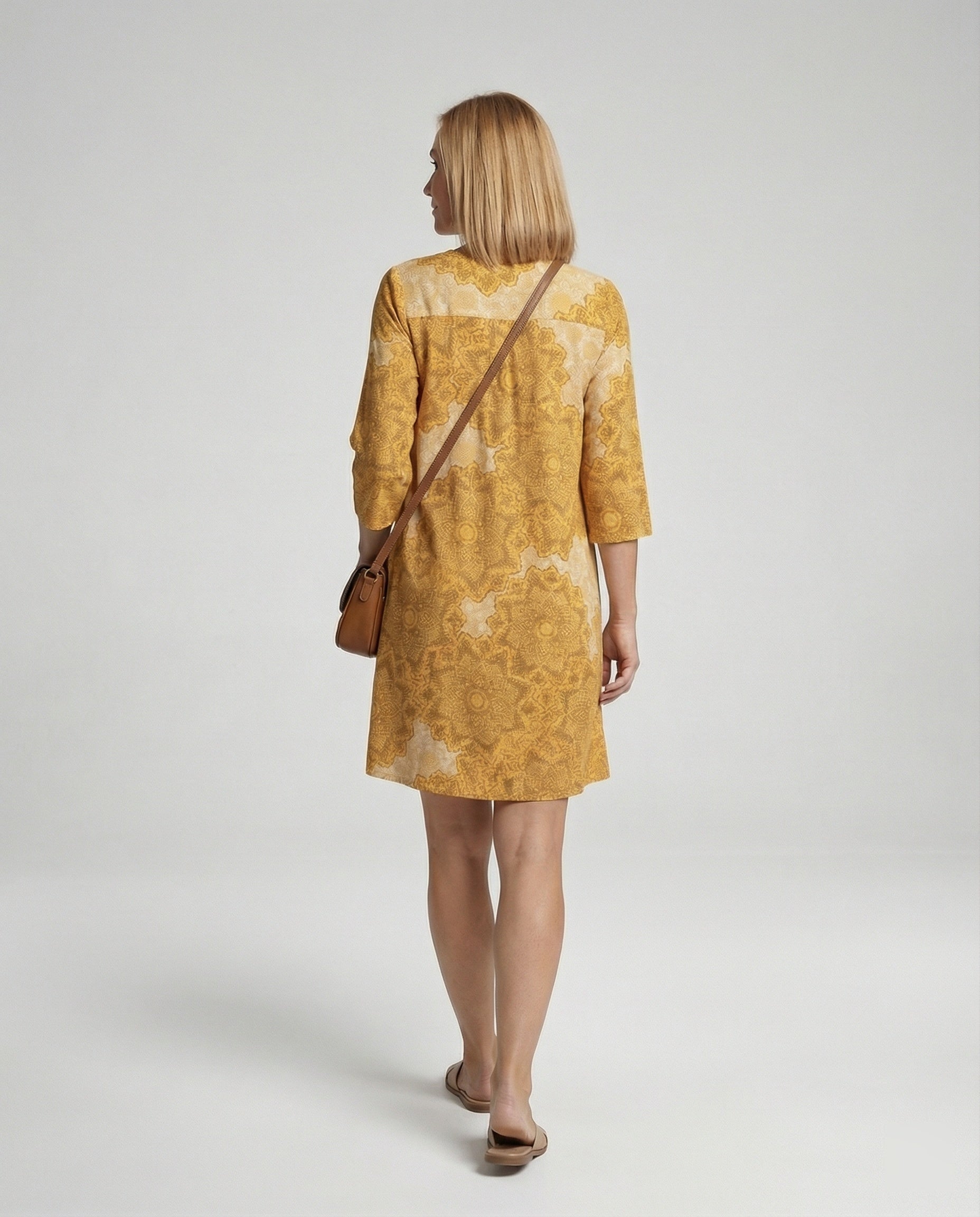 Freizeitkleid Damen Viskose Kleid