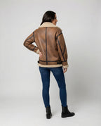Damen Übergangsjacke mit gefüttertem Kragen