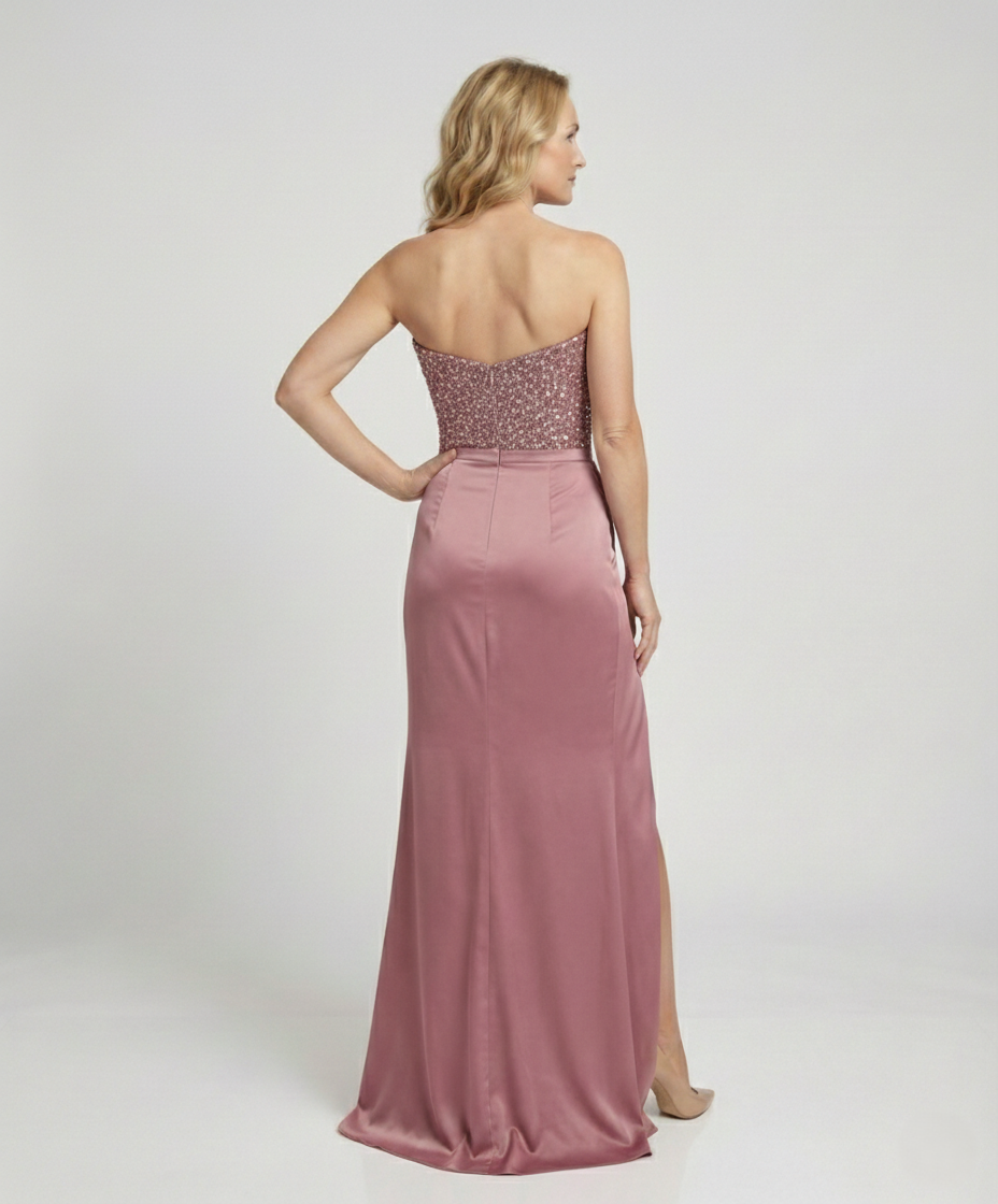 Damen Abendkleid Elegant Schulterfrei
