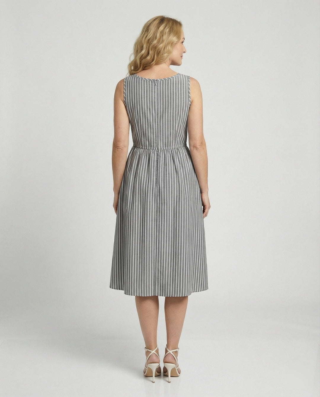 Freizeitkleid Damen Midikleid A-Linie
