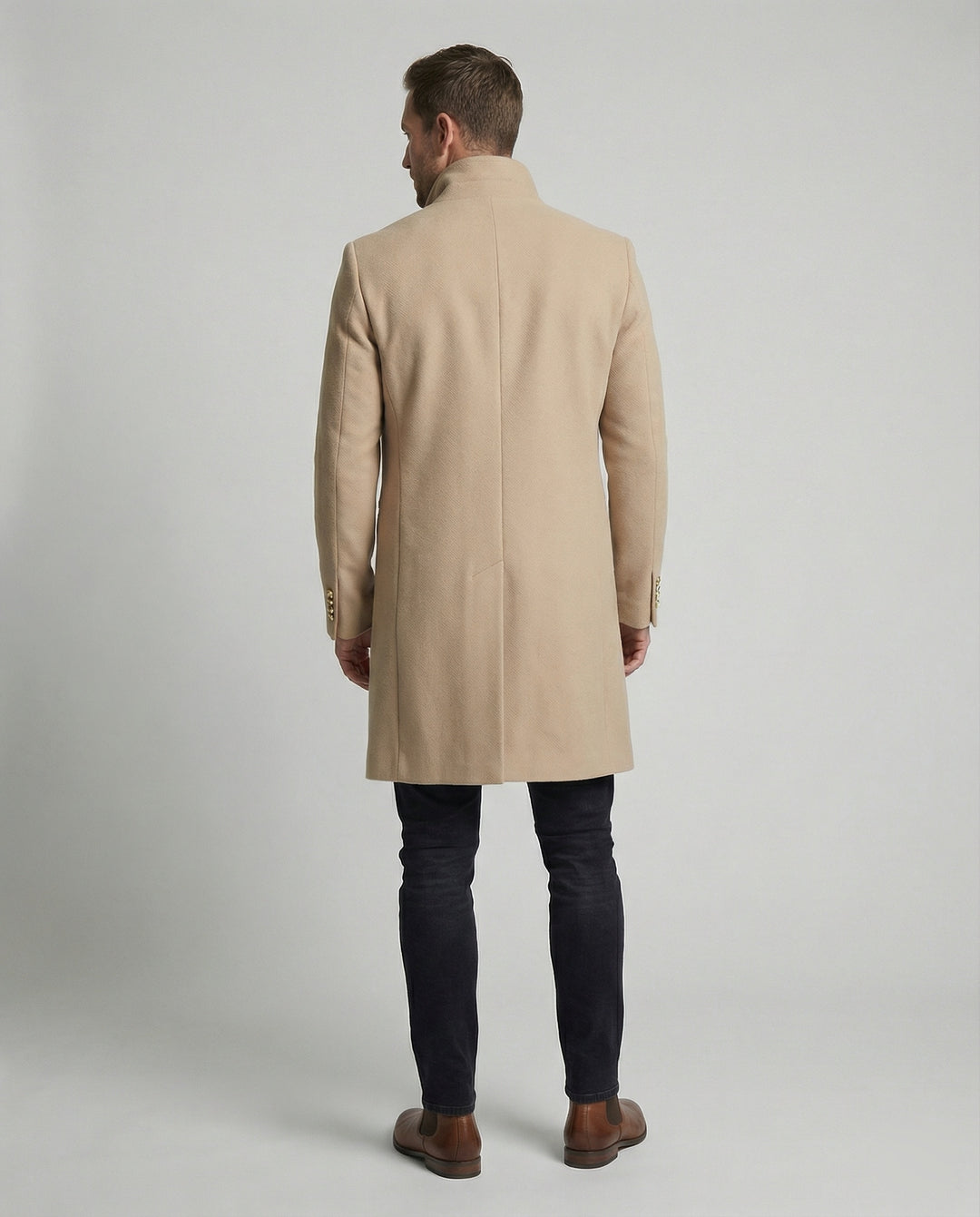 R&B | Eleganter Wolltrenchcoat für Männer
