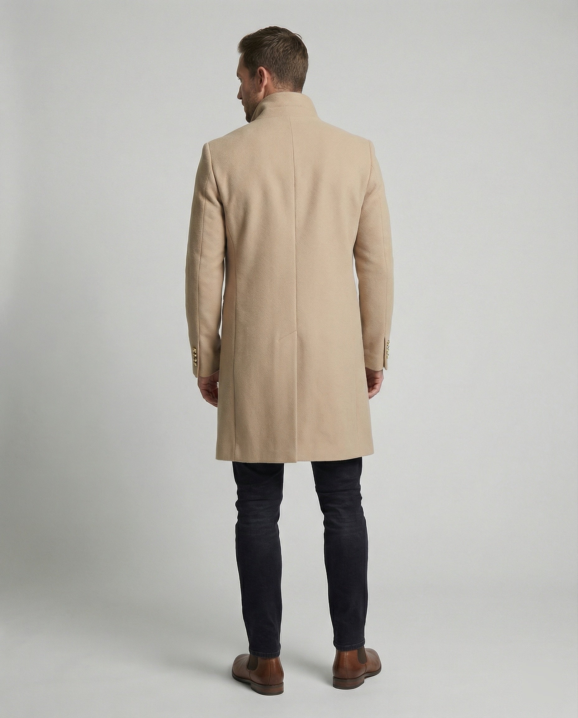 R&B | Eleganter Wolltrenchcoat für Männer