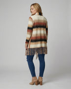 R&B | Schick Gestreifte Poncho Weste