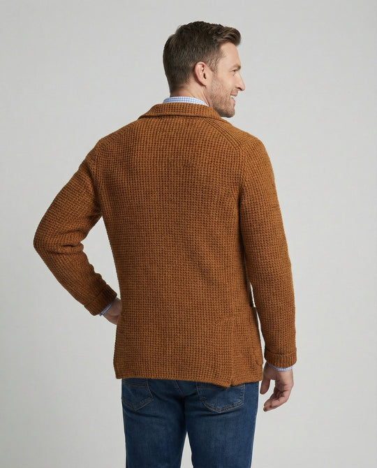 Herren Strickblazer mit Reverskragen