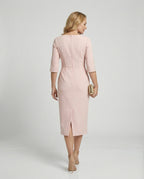 Damen Etuikleid elegant Perlen