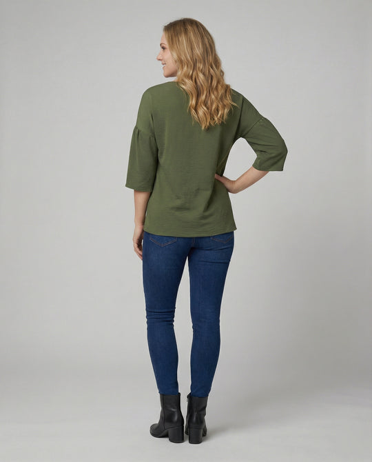 Damen Lässiges Oversized Shirt aus atmungsaktivem Material R&B