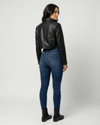 Leichte Steppjacke Damen mit Cropped Schnitt und Taschen