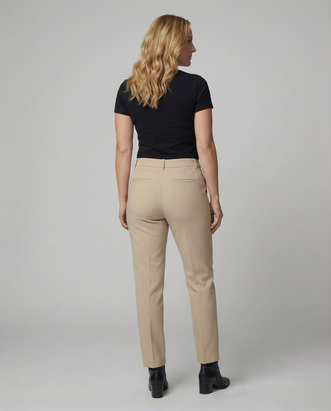 Damen Business Stoffhose schmal geschnitten
