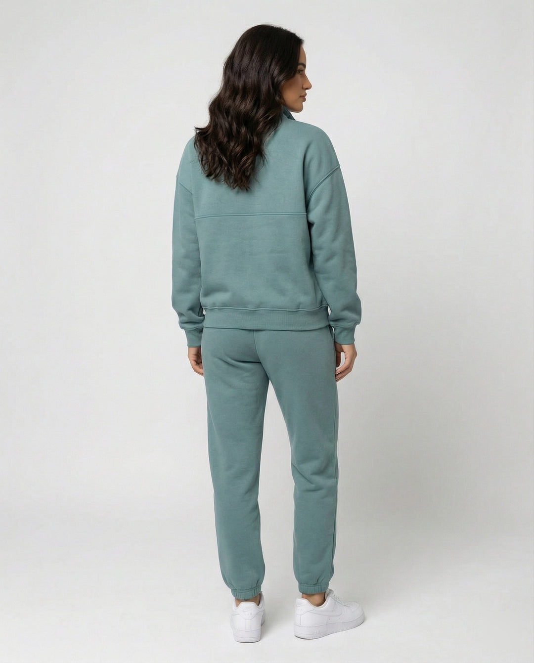 Jogginganzug Damen sportlich mit Zip-Hoodie und Jogginghose
