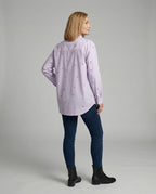 Damen Hemdbluse Oversize Schleifen