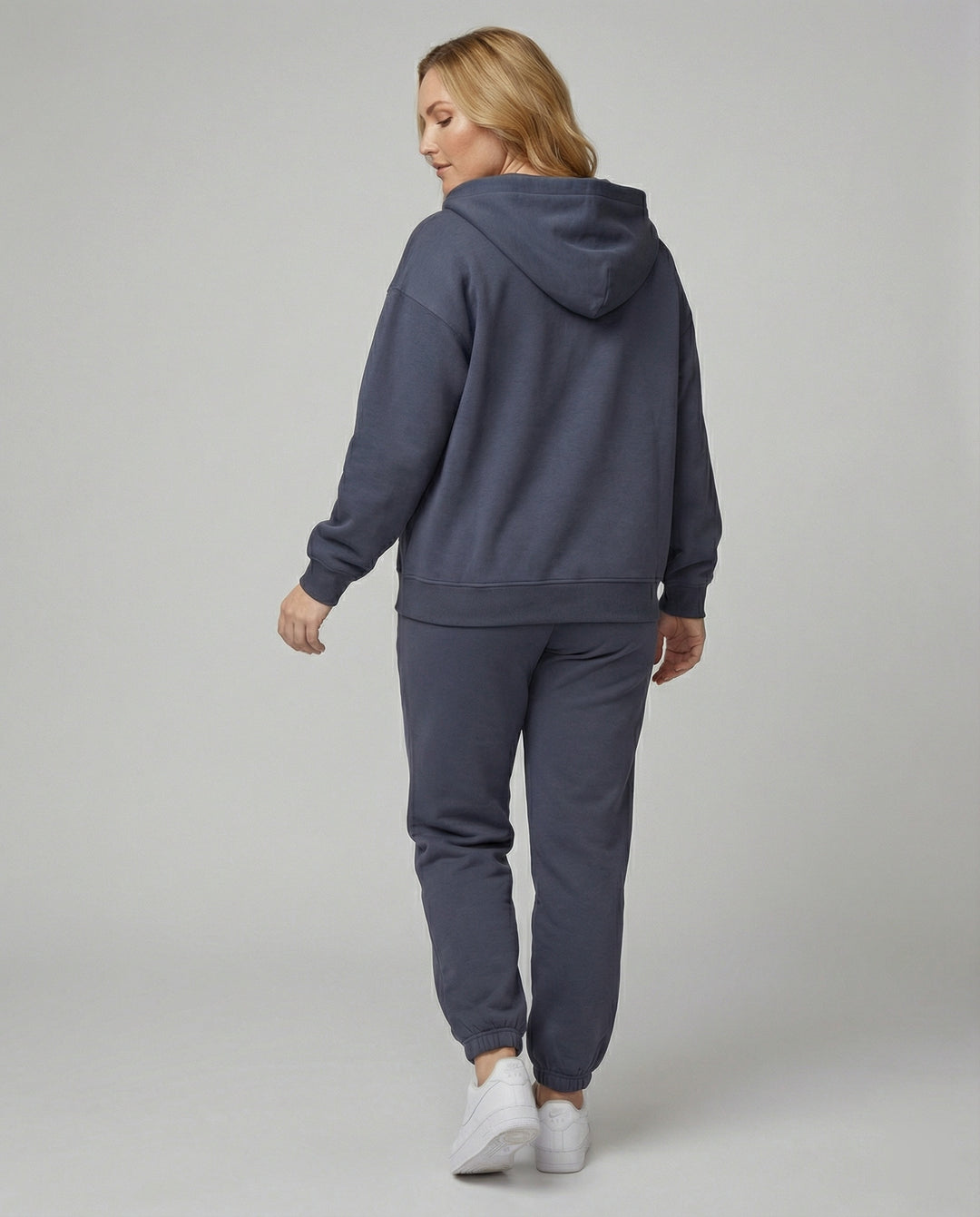 Damen Fleece Jogginganzug mit Kapuze R&B