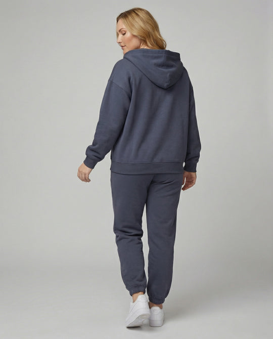 Damen Fleece Jogginganzug mit Kapuze R&B