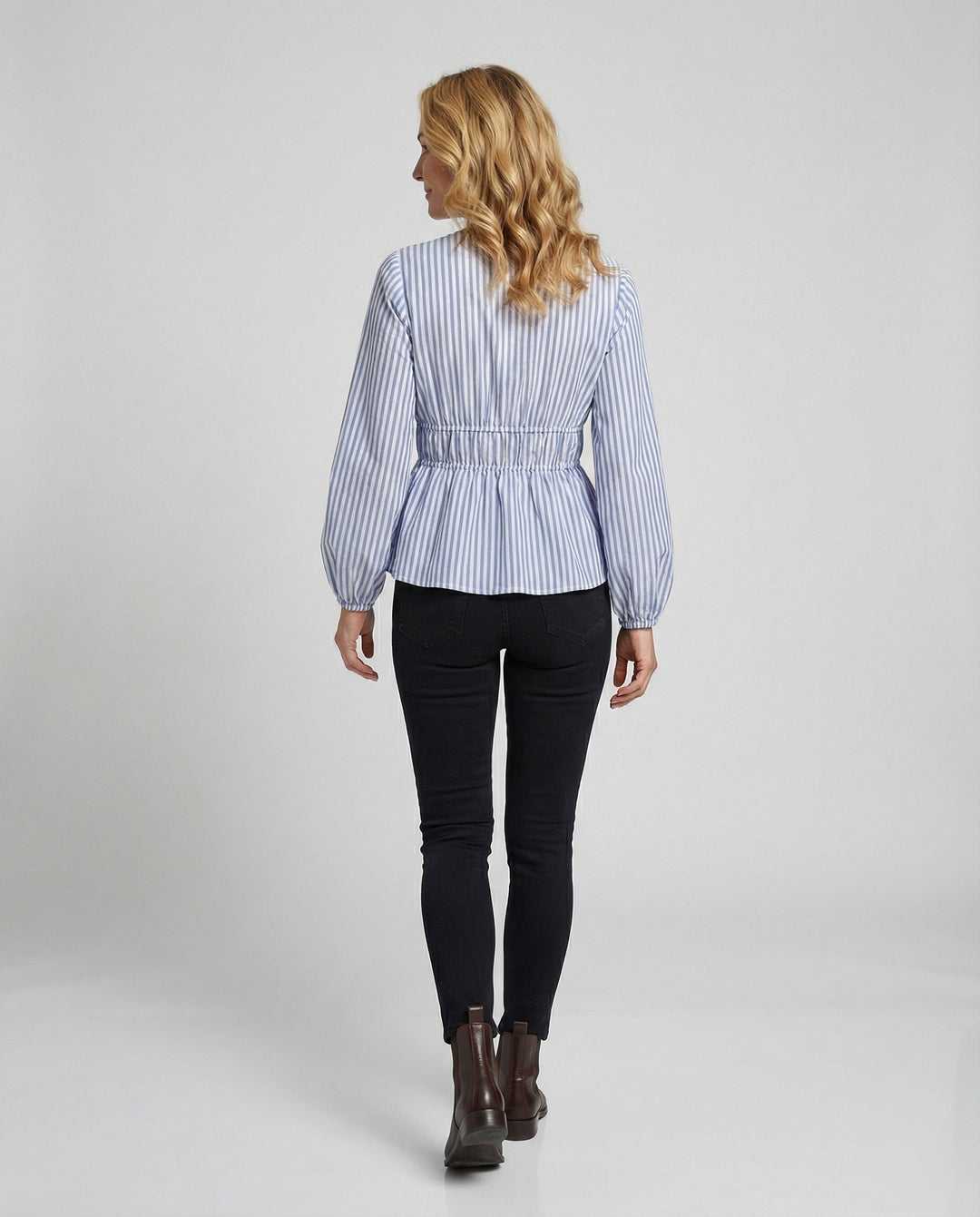 Bluse Damen V-Ausschnitt Tailliert