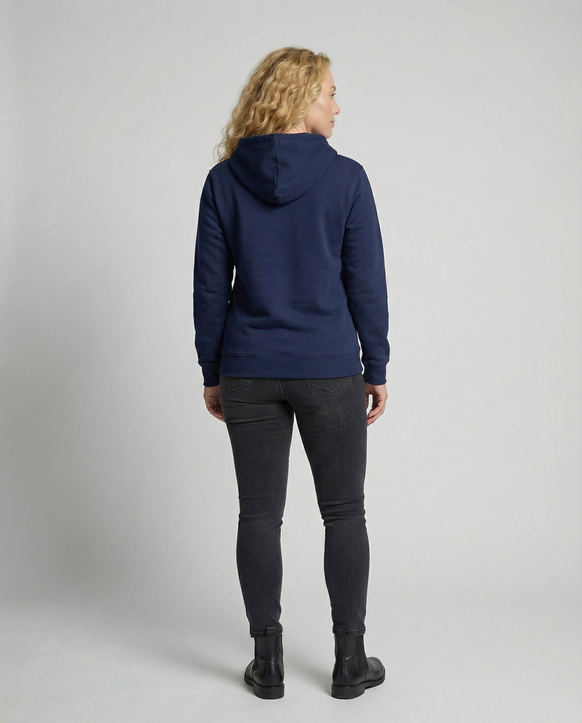 R&B | Hoodie Damen Schwarz