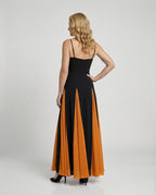 Damen Abendkleid lang mit hohem Schlitz