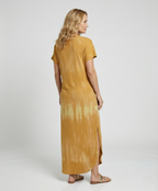 Damen Maxikleid Batik Oversize