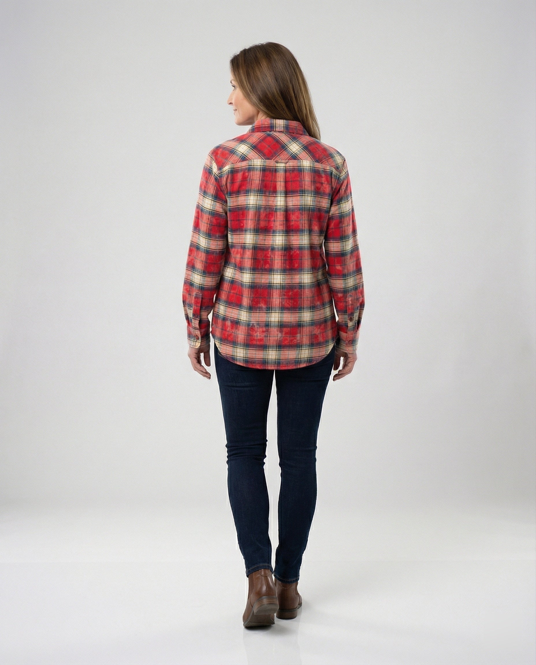 Damen Hemd Oversize Karo