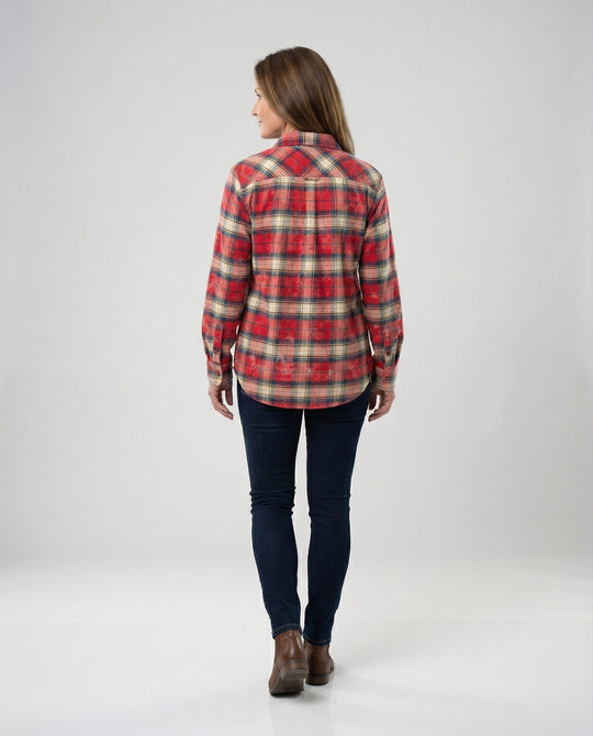 Damen Hemd Oversize Karo