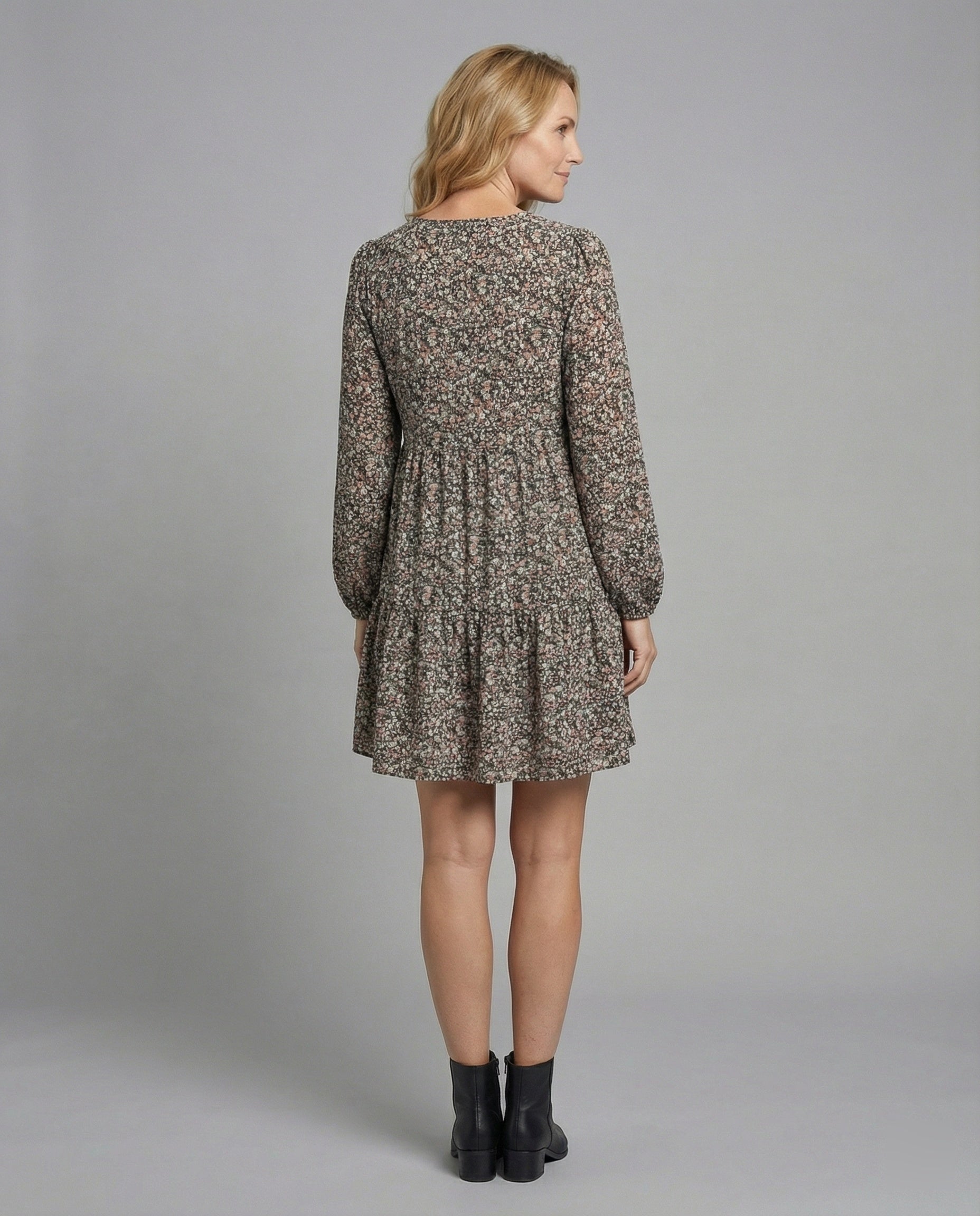 Damen Freizeitkleid Baby Doll Mini