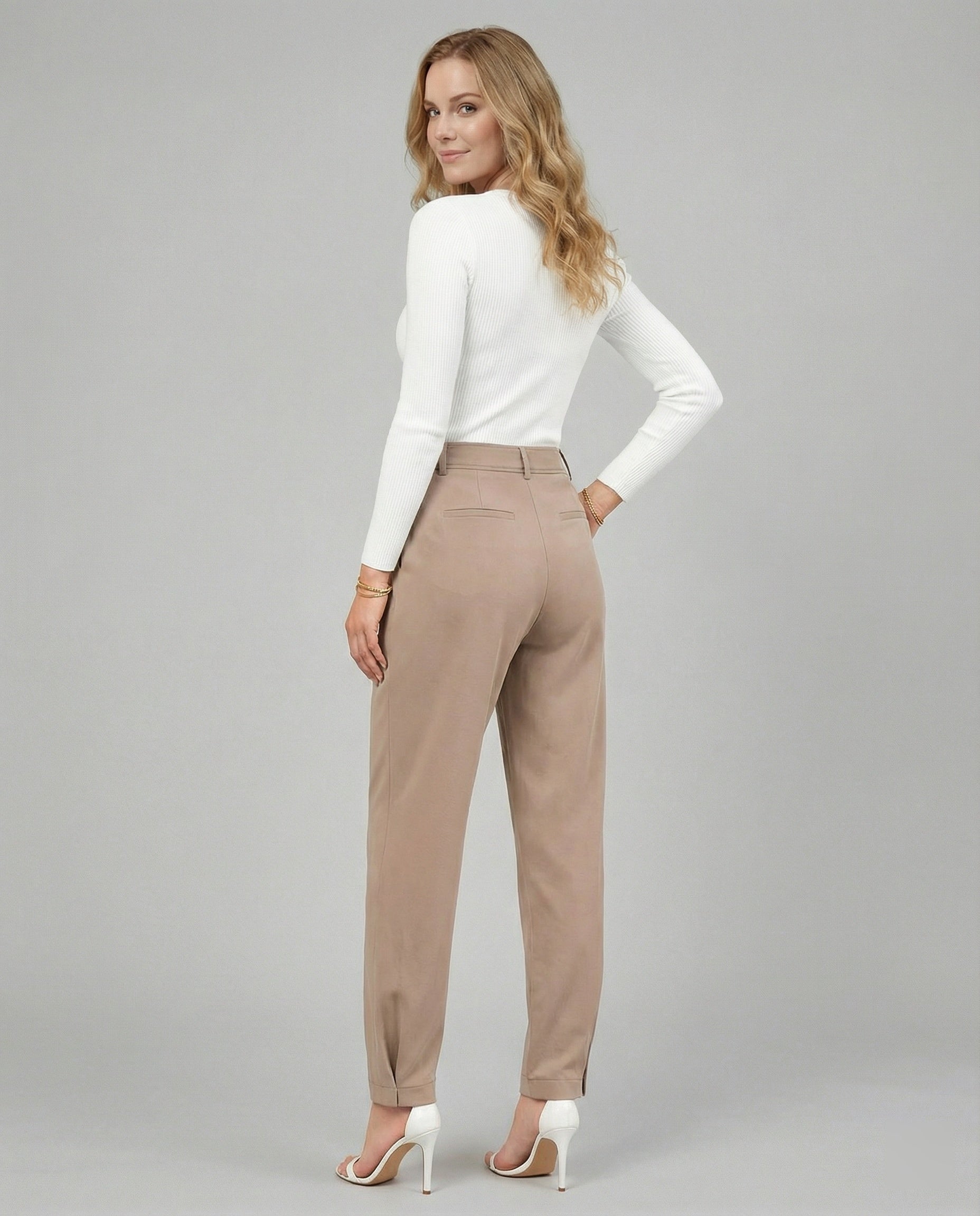 Damen Elegante Weite Hose Damen