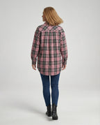 Damen Hemdjacke Flanell lang