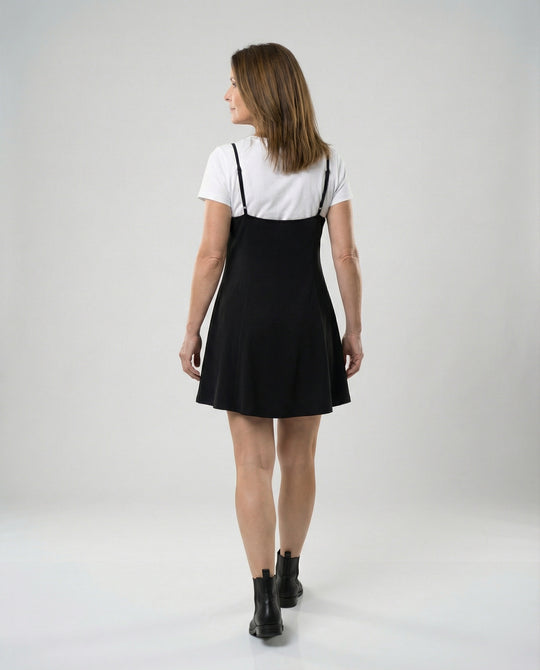 Damen Skater Sommerkleid mit Trägern
