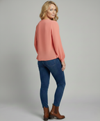 Bluse Damen Lässig Tailliert