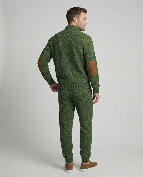 Herren Strickanzug mit Stehkragen
