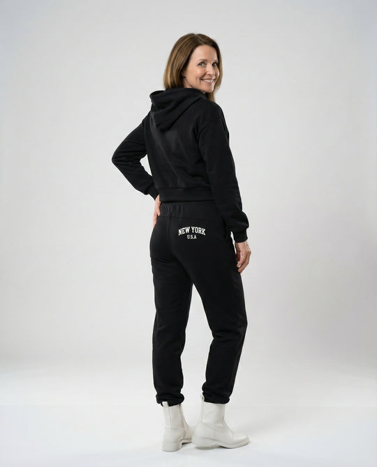 Damen Sweatshirt Set mit College Print
