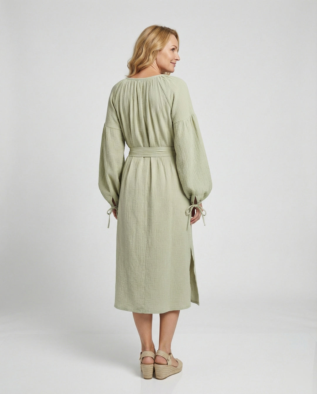Musselin Maxikleid Sommer Damen