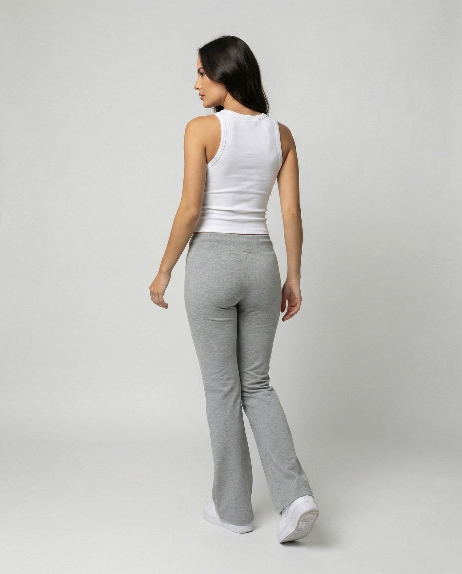 Damen Lässige Sweathose mit hohem Bund