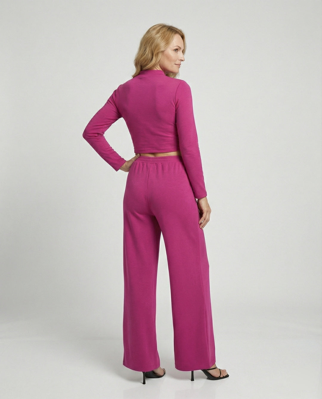 Zweiteiler Set Damen mit Twist-Oberteil