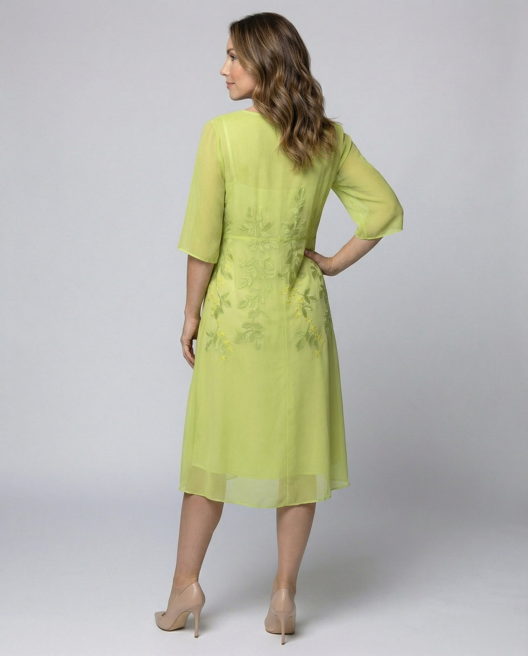 R&B | Elegante Individuell Gedrucktes Kleid