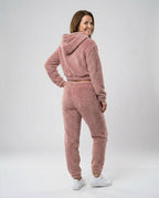 Damen Lounge-Anzug mit Cropped Jacke