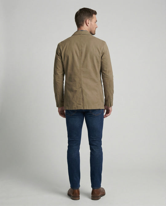 Herren Blazer Herren Baumwolle leger