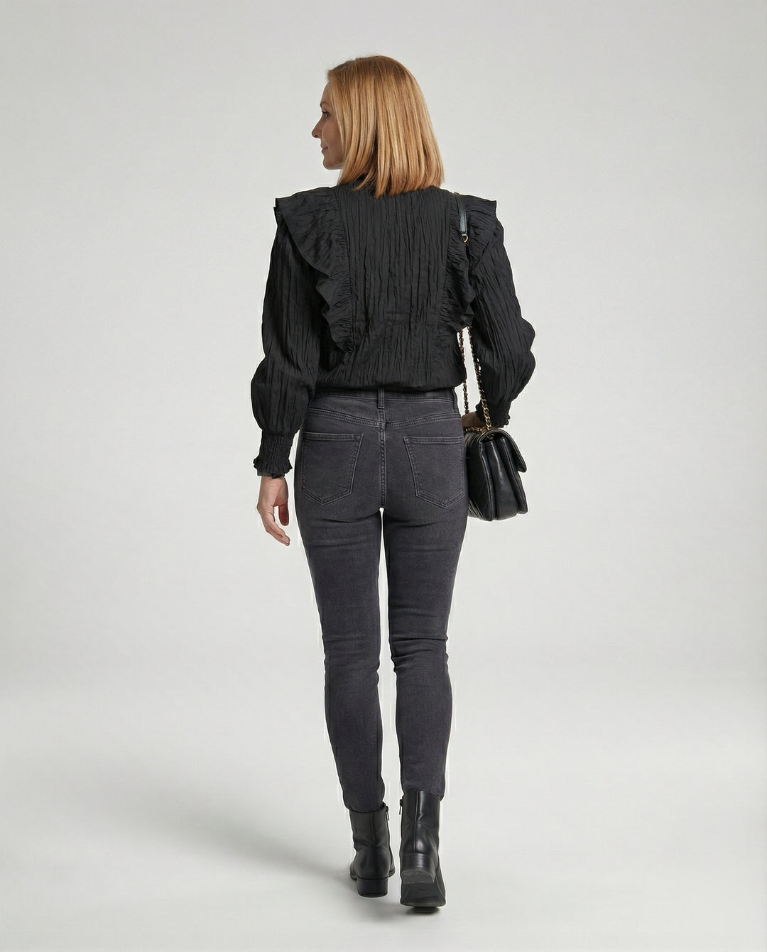 Bluse Damen Elegant mit Volants