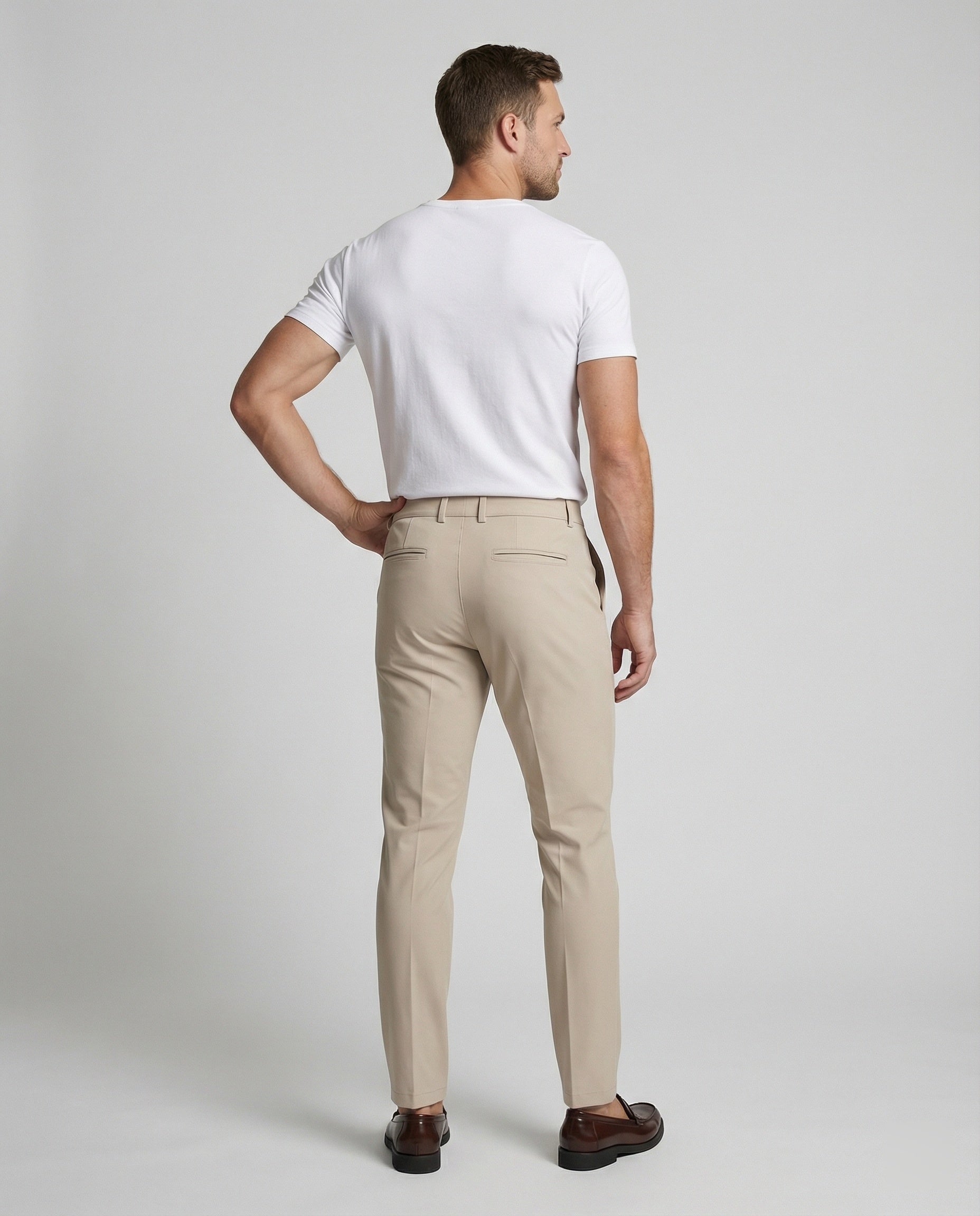 Herren Chinohose Slim Fit mit Stretch