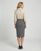 Damen elegante Baumwollbluse mit Stehkragen